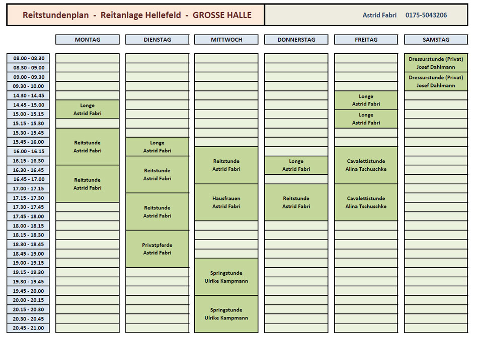 reitstundenplan